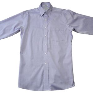 Mens Lavender Button Down Shirt Sz 15.5